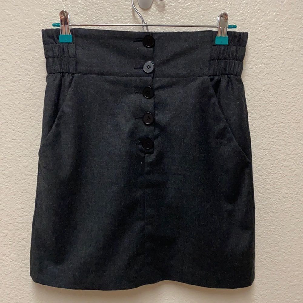 Stella McCartney Wool Button Front Pencil Skirt Size 4